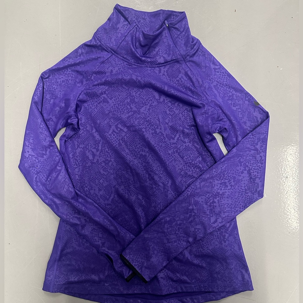 Nike Dri-Fit Purple top. (See measurement!) runs small